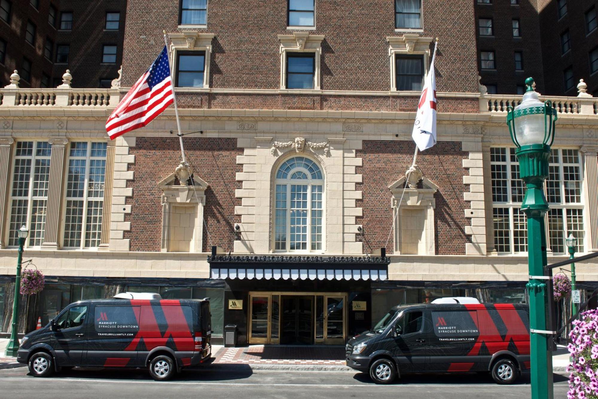 Marriott Syracuse Downtown Hotel Bagian luar foto